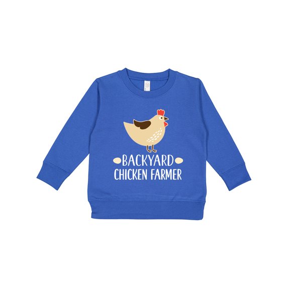 Inktastic Backyard Chicken Farmer Toddler Sweatshirt