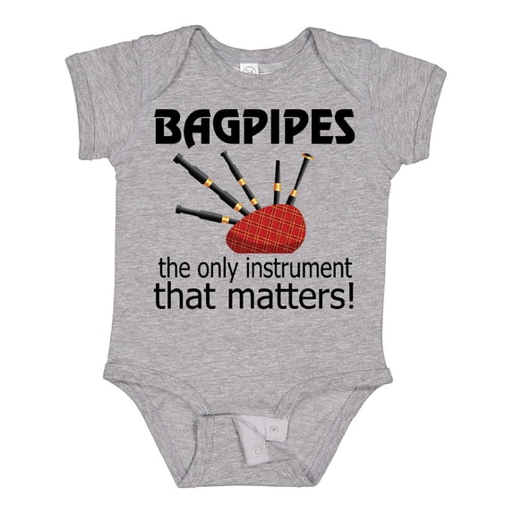 Inktastic Bagpipe Player Funny Music Joke Boys or Girls Baby Bodysuit