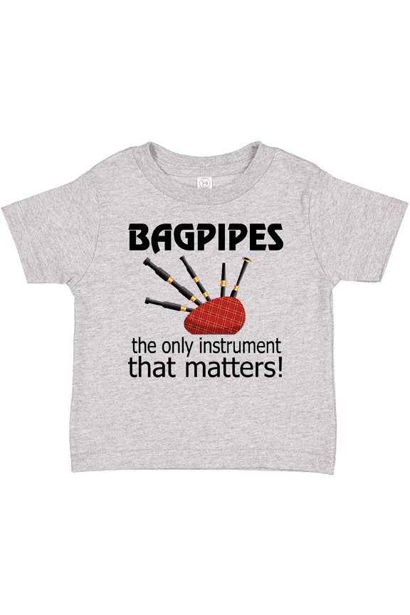 Bagpipe Player Funny Music Joke Boys or Girls Baby T-Shirt