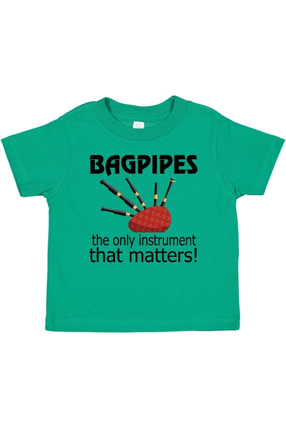 Bagpipe Player Funny Music Joke Boys or Girls Baby T-Shirt