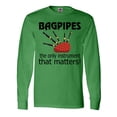 thumbnail image 1 of Inktastic Bagpipe Player Funny Music Joke Long Sleeve T-Shirt, 1 of 5