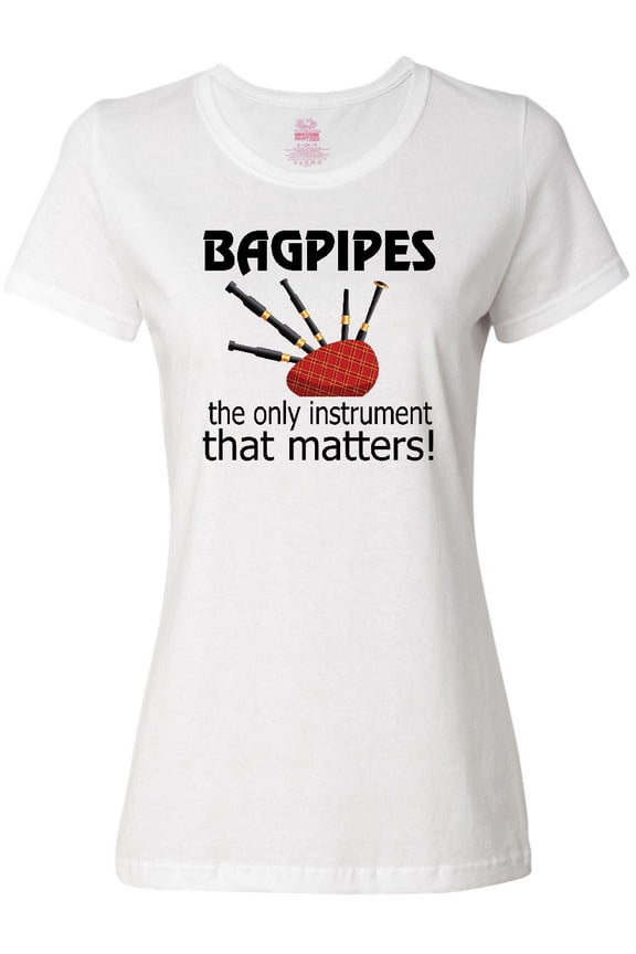 Bagpipe Player Funny Music Joke Women's T-Shirt