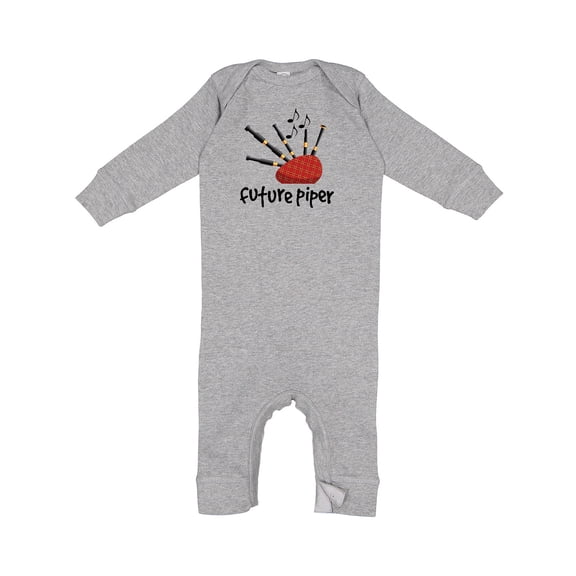 Inktastic Bagpiper Kids Future Piper Baby Romper Coveralls