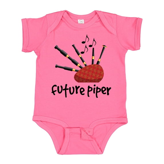 Inktastic Bagpiper Kids Future Piper Boys or Girls Baby Bodysuit