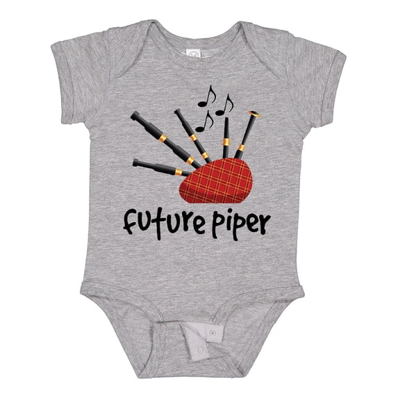 Inktastic Bagpiper Kids Future Piper Boys or Girls Baby Bodysuit
