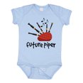 thumbnail image 1 of Inktastic Bagpiper Kids Future Piper Boys or Girls Baby Bodysuit, 1 of 5