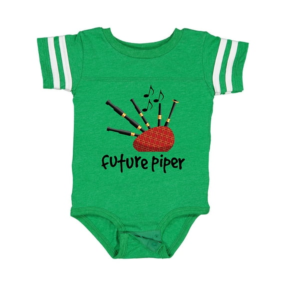 Inktastic Bagpiper Kids Future Piper Boys or Girls Baby Bodysuit
