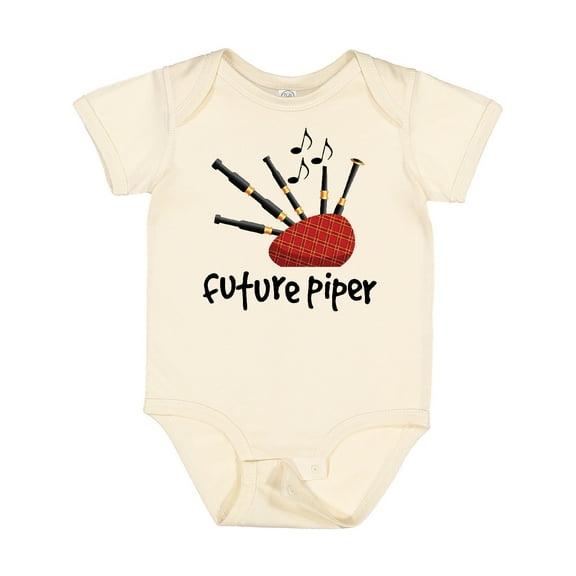 Inktastic Bagpiper Kids Future Piper Boys or Girls Baby Bodysuit