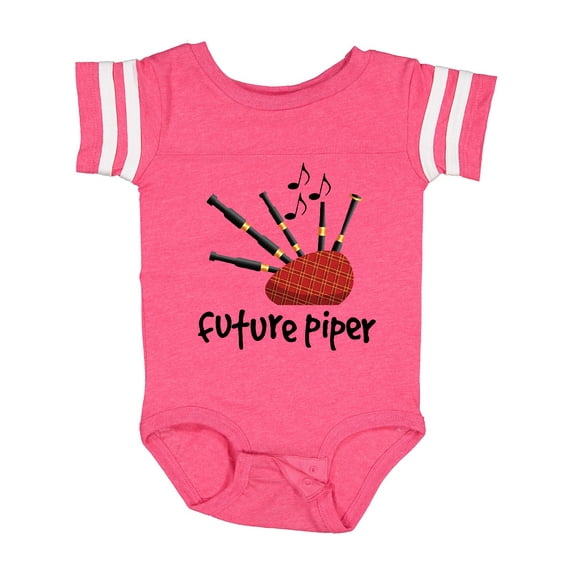 Inktastic Bagpiper Kids Future Piper Boys or Girls Baby Bodysuit