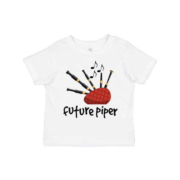 Inktastic Bagpiper Kids Future Piper Boys or Girls Toddler T-Shirt