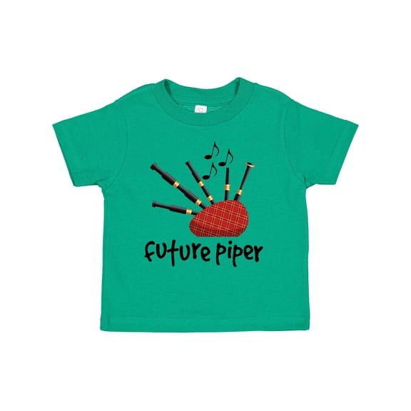 Inktastic Bagpiper Kids Future Piper Boys or Girls Toddler T-Shirt