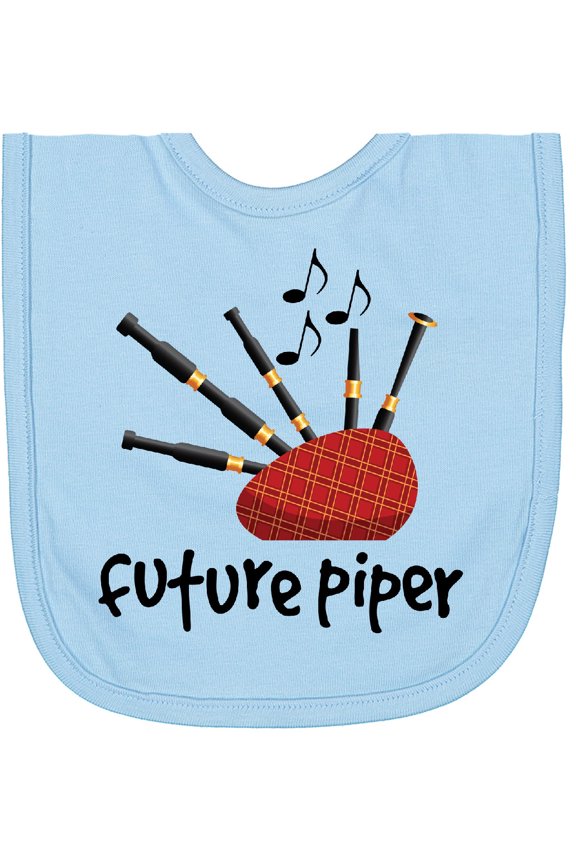 Bagpiper Kids Future Piper Newborn Bib