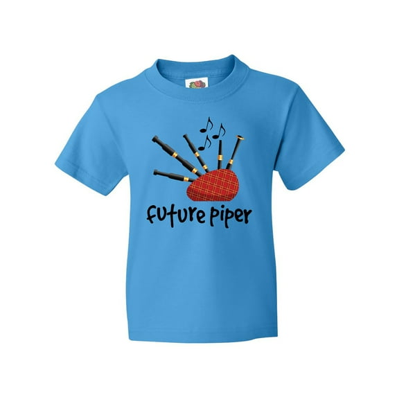 Inktastic Bagpiper Kids Future Piper Youth T-Shirt