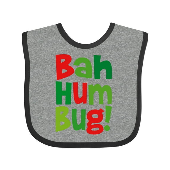 Inktastic Bah Humbug Boys or Girls Baby Bib