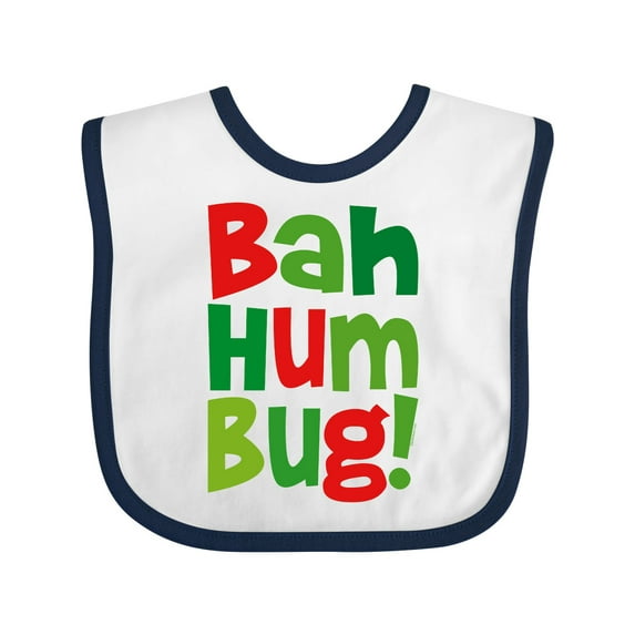 Inktastic Bah Humbug Boys or Girls Baby Bib