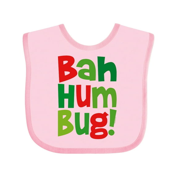 Inktastic Bah Humbug Boys or Girls Baby Bib
