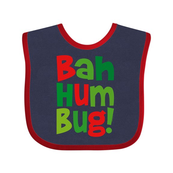 Inktastic Bah Humbug Boys or Girls Baby Bib