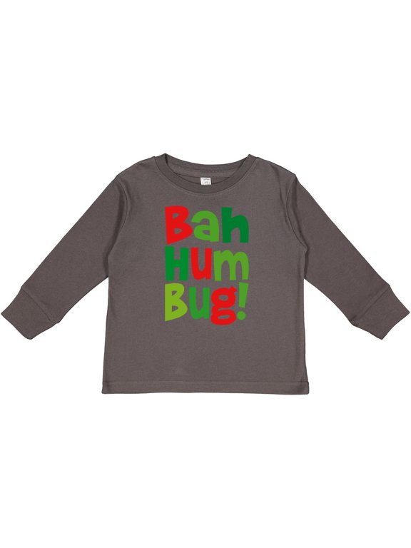 Bah Humbug Boys or Girls Long Sleeve Toddler T-Shirt