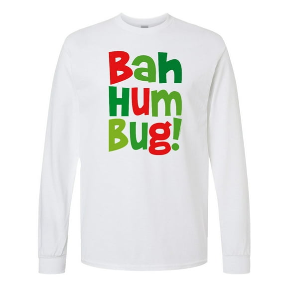 Inktastic Bah Humbug Long Sleeve T-Shirt