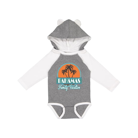 Inktastic Bahamas Family Vacation Matching Boys or Girls Long Sleeve Baby Bodysuit