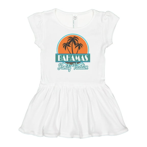Inktastic Bahamas Family Vacation Matching Girls Baby Dress