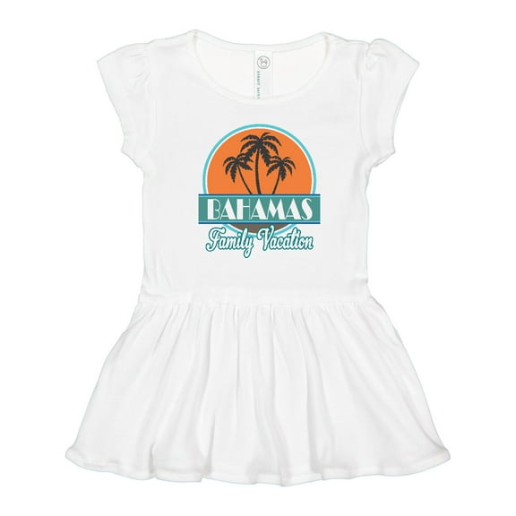 Inktastic Bahamas Family Vacation Matching Girls Toddler Dress