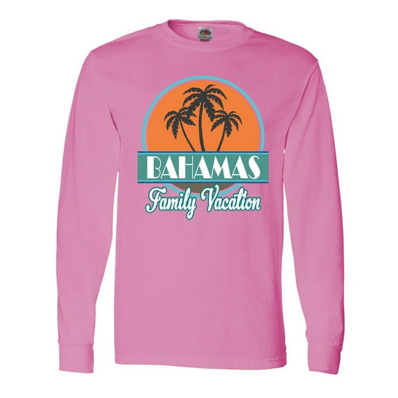 Inktastic Bahamas Family Vacation Matching Long Sleeve T-Shirt
