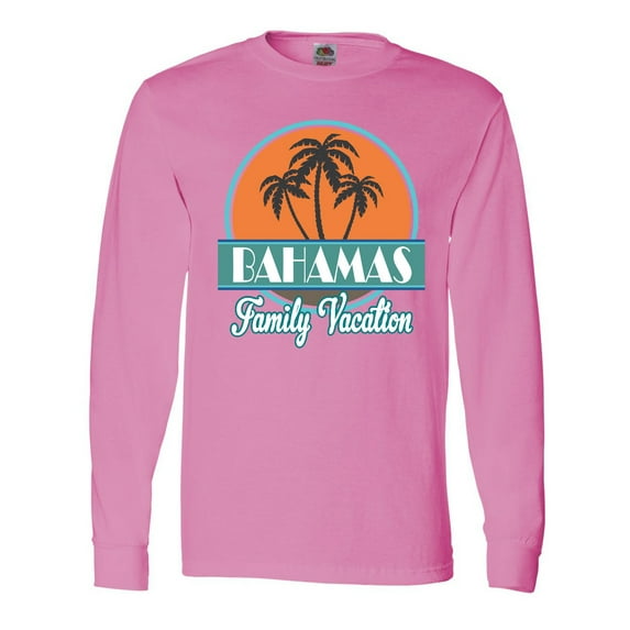 Inktastic Bahamas Family Vacation Matching Long Sleeve T-Shirt