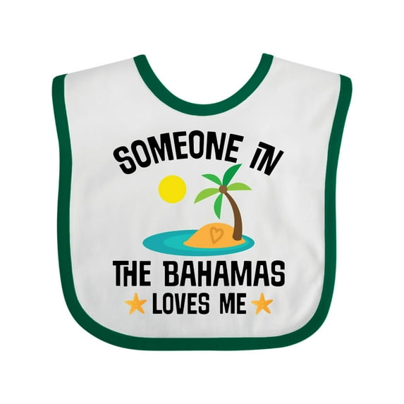Inktastic Bahamas Vacation Souvenir Boys or Girls Baby Bib