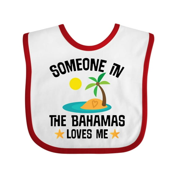 Inktastic Bahamas Vacation Souvenir Boys or Girls Baby Bib
