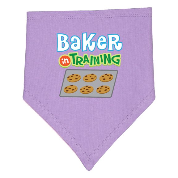 Inktastic Baker in Training Baking Baby Bandana Bib
