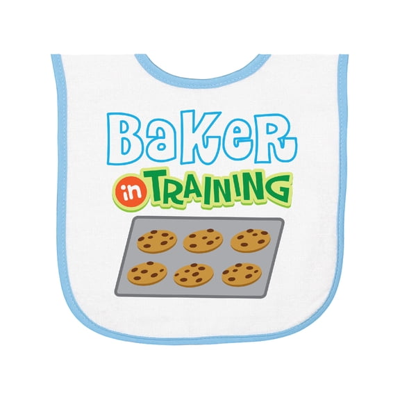 Inktastic Baker in Training Baking Baby Terry Cloth Bib
