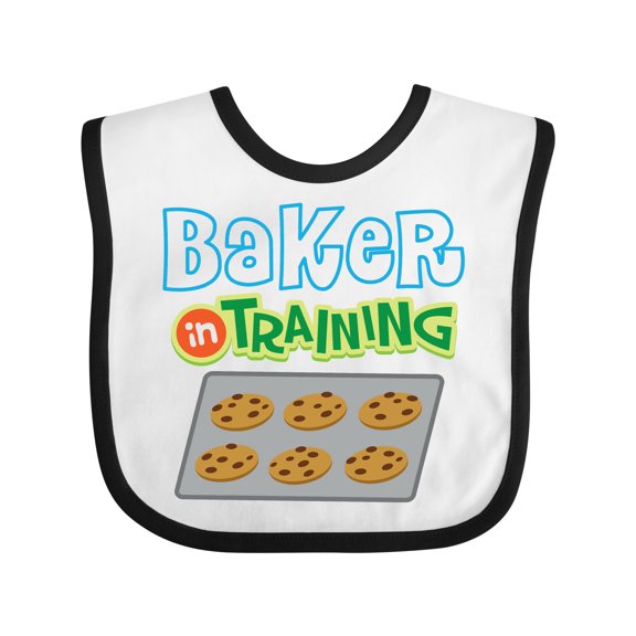 Inktastic Baker in Training Baking Boys or Girls Baby Bib