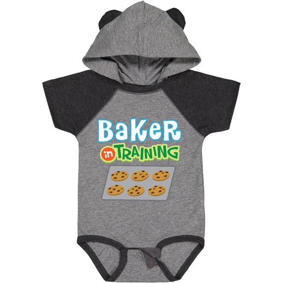 Inktastic Baker in Training Baking Boys or Girls Baby Bodysuit