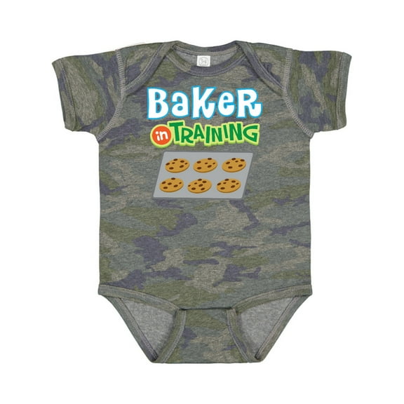 Inktastic Baker in Training Baking Boys or Girls Baby Bodysuit