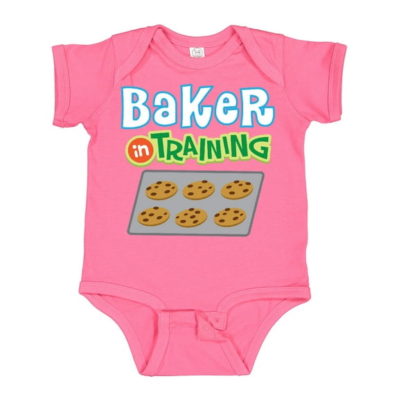 Inktastic Baker in Training Baking Boys or Girls Baby Bodysuit