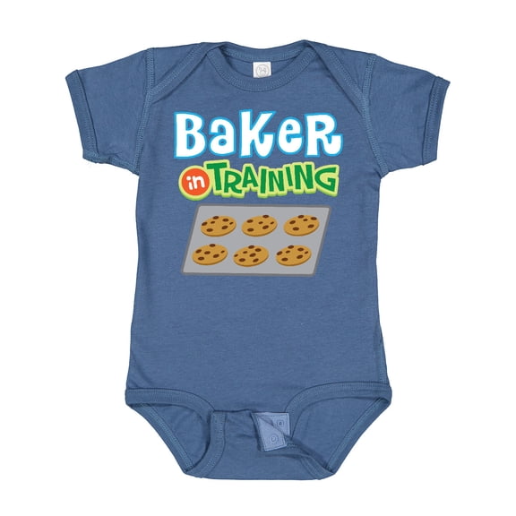 Inktastic Baker in Training Baking Boys or Girls Baby Bodysuit
