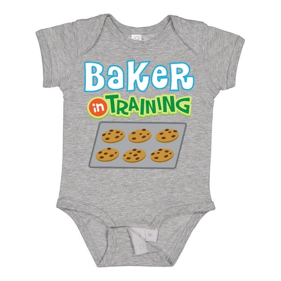 Inktastic Baker in Training Baking Boys or Girls Baby Bodysuit