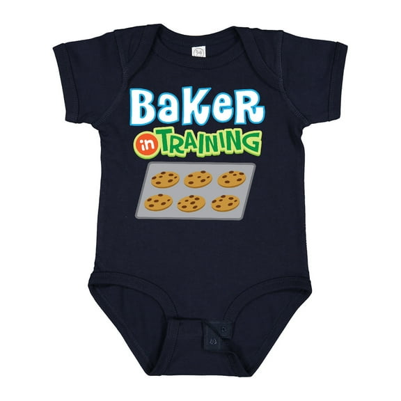Inktastic Baker in Training Baking Boys or Girls Baby Bodysuit