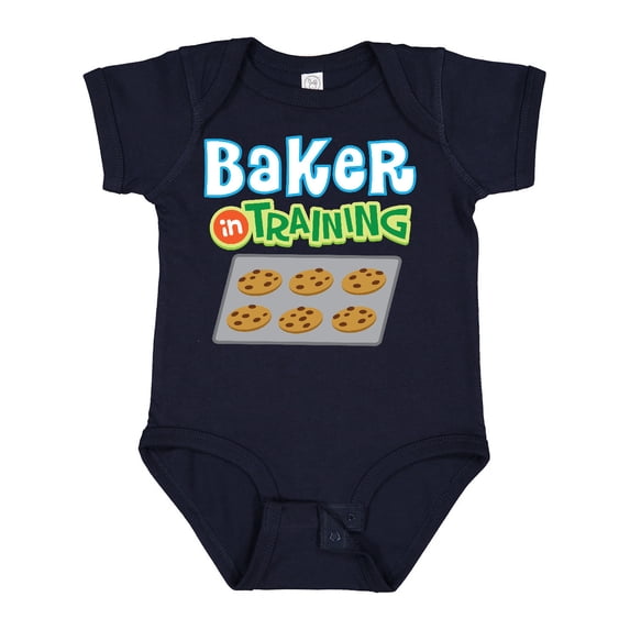 Inktastic Baker in Training Baking Boys or Girls Baby Bodysuit