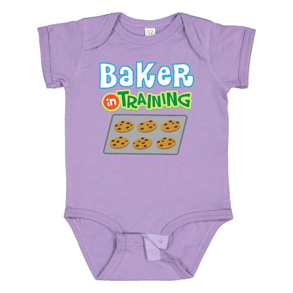 Inktastic Baker in Training Baking Boys or Girls Baby Bodysuit
