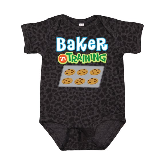 Inktastic Baker in Training Baking Boys or Girls Baby Bodysuit