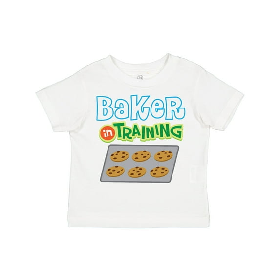 Inktastic Baker in Training Baking Boys or Girls Toddler T-Shirt