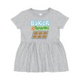 thumbnail image 1 of Inktastic Baker in Training Baking Girls Baby Dress, 1 of 5