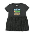 thumbnail image 1 of Inktastic Baker in Training Baking Girls Baby Dress, 1 of 5