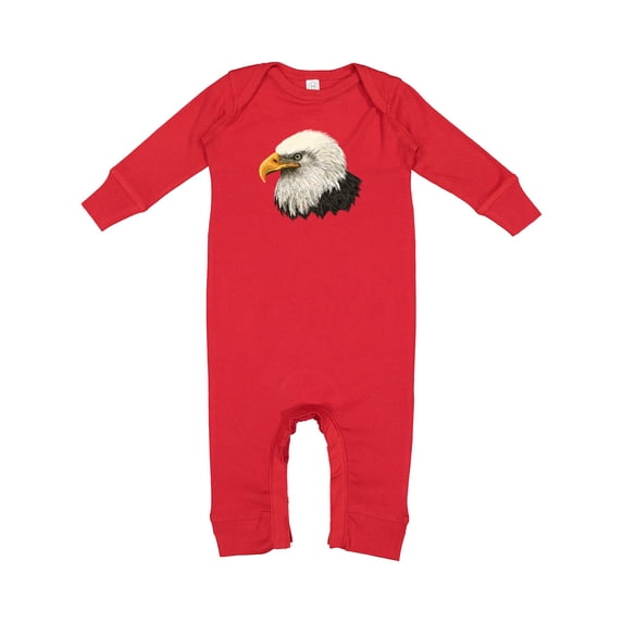 Inktastic Bald Eagle Baby Romper Coveralls