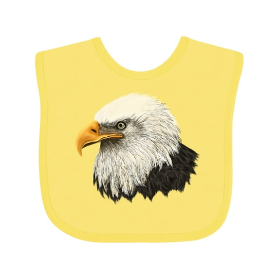 Inktastic Bald Eagle Boys or Girls Baby Bib