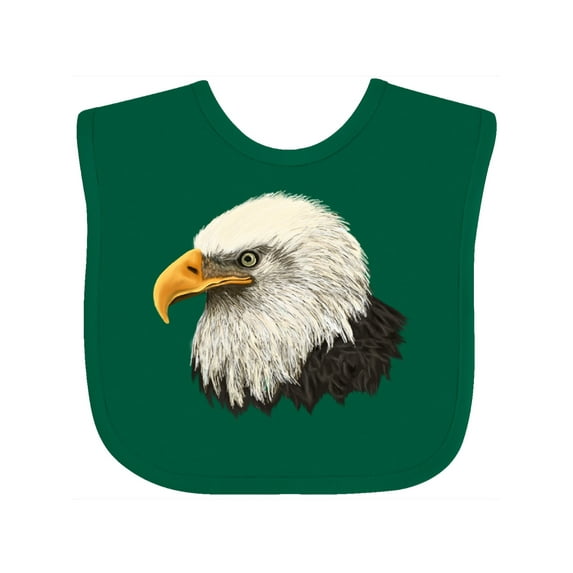 Inktastic Bald Eagle Boys or Girls Baby Bib