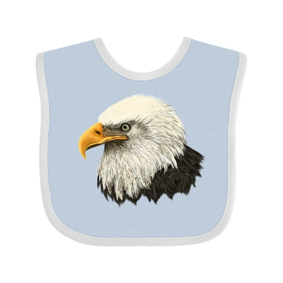 Inktastic Bald Eagle Boys or Girls Baby Bib