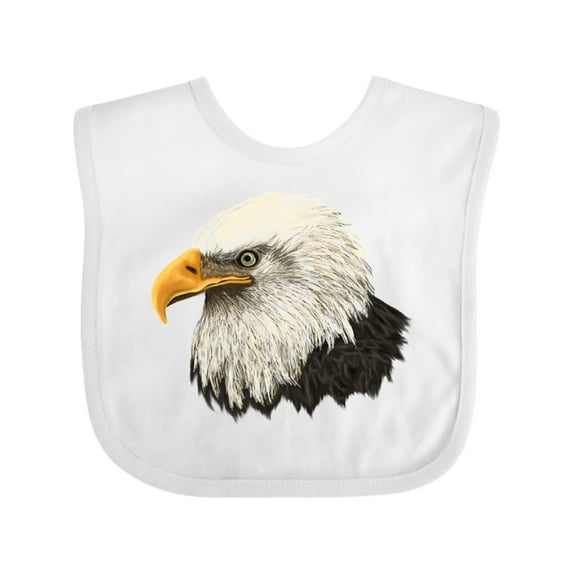 Inktastic Bald Eagle Boys or Girls Baby Bib